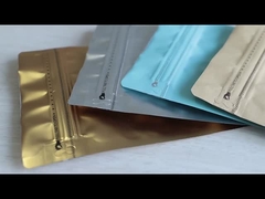 70gm 100gmのマイラー ロール フィルムのクラフト紙のコーヒー バッグを包むジップ ロック式のコーヒー茶