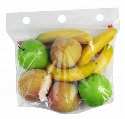 生物分解性の保護果物と野菜の包装の明確なプラスチック ジッパー袋